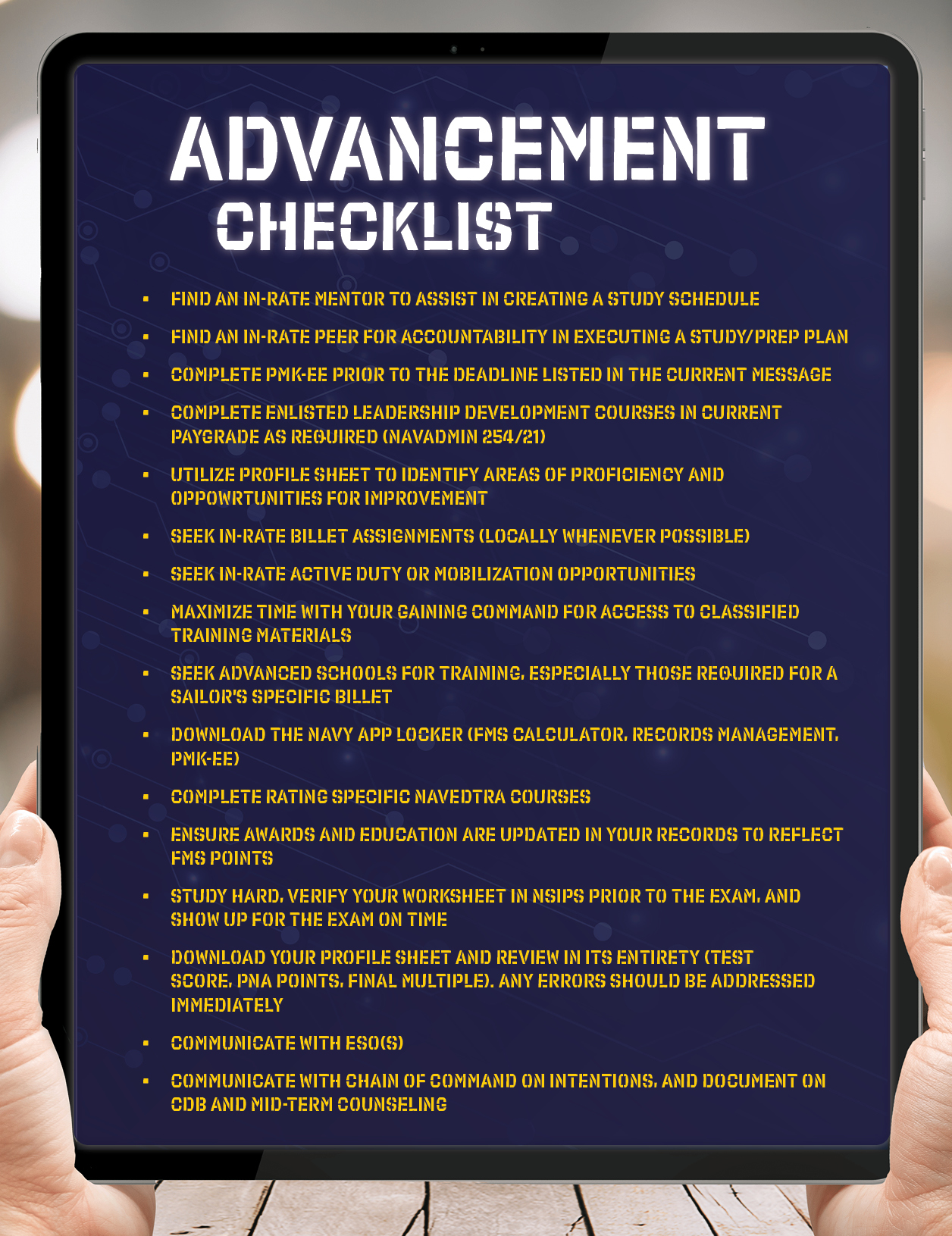 Navy Advancement Cycle 256 - sfcidme